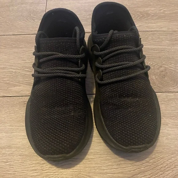 Vessi Black Everyday Knit Lace-Up Sneakers - Picture 2 of 7